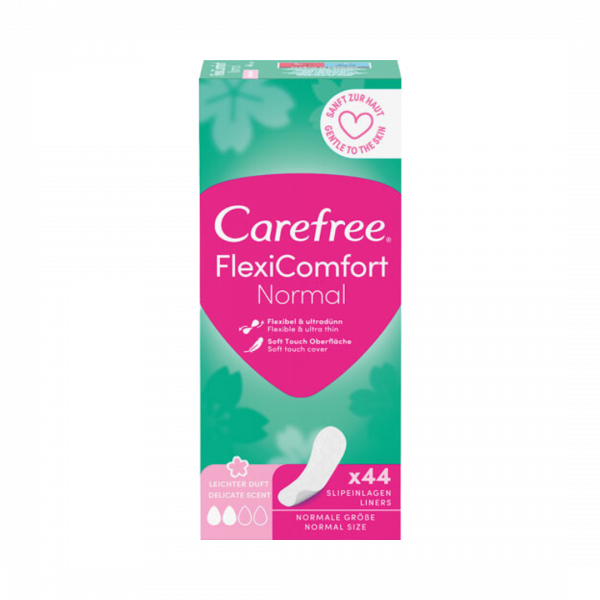 Carefree FlexiComfort Normal Frischeduft, Slipeinlagen, 44 Stück